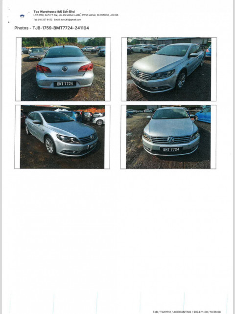 VOLKSWAGEN CC COMFORT 1.8
