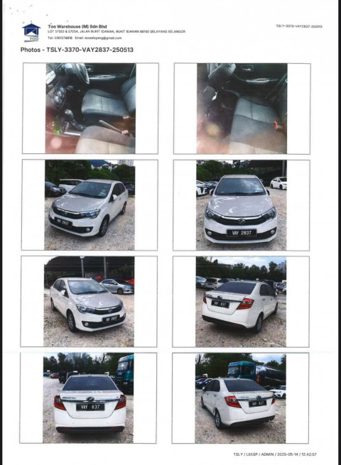 PERODUA BEZZA 1300 X (A)