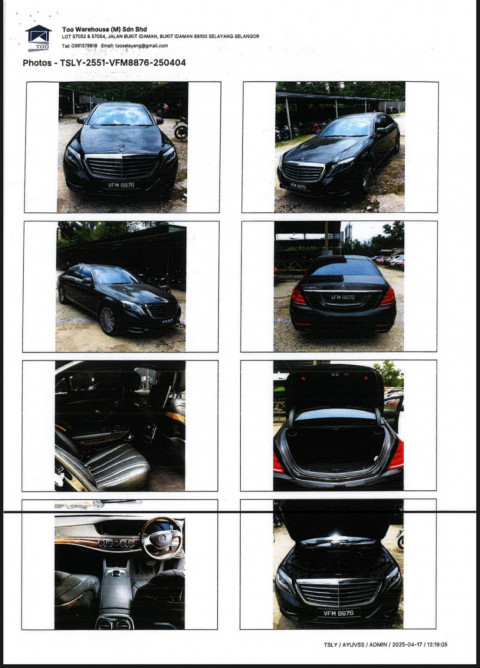 MERCEDES BENZ S400L HYBRID