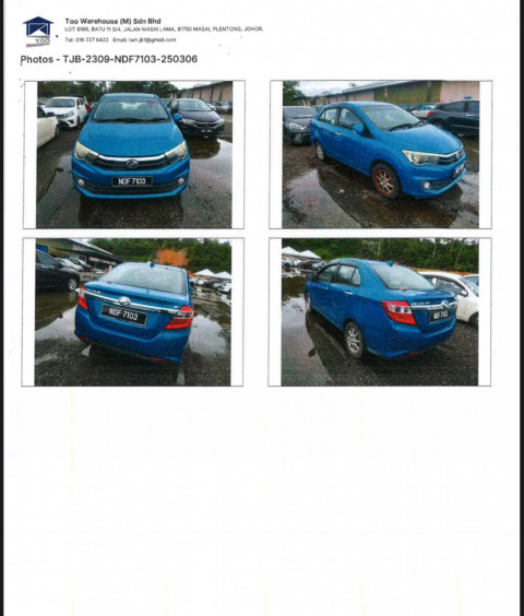 PERODUA BEZZA 1300 X (A)