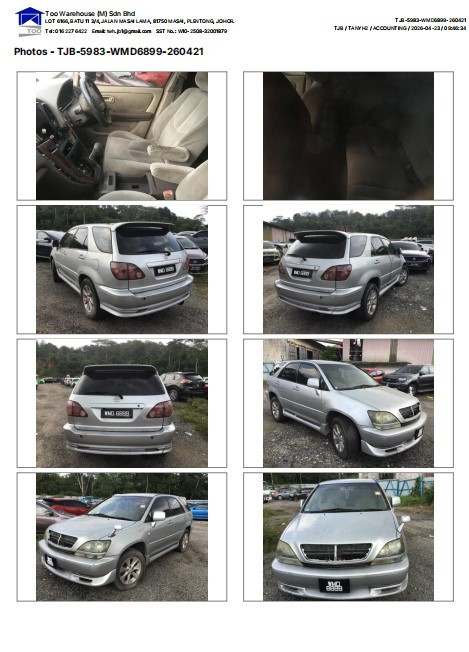 TOYOTA HARRIER ACU10 (A)